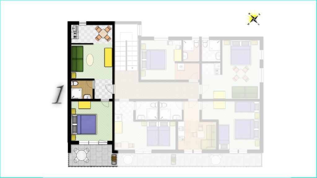 Apartments And Rooms Mare-Monti Starigrad Paklenica Rom bilde